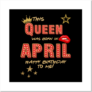 April Birthday Gift Posters and Art